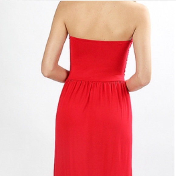 Strapless Maxi Dress 💃🏼 - Picture 3 of 4